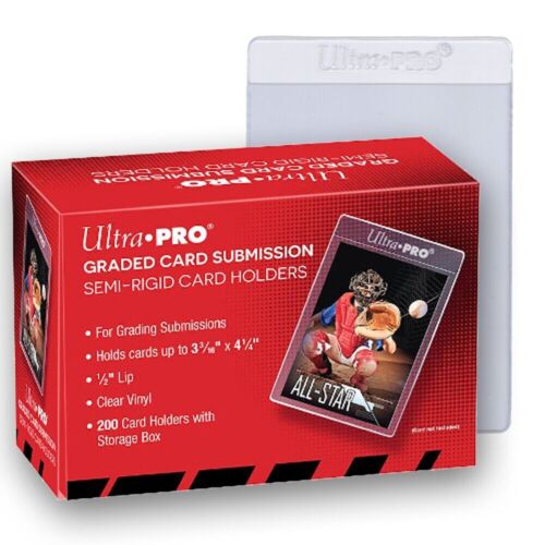 25 Ultra-Pro Semi-Rigid Trading Card Holders – Flexible Protection For Standard Cards