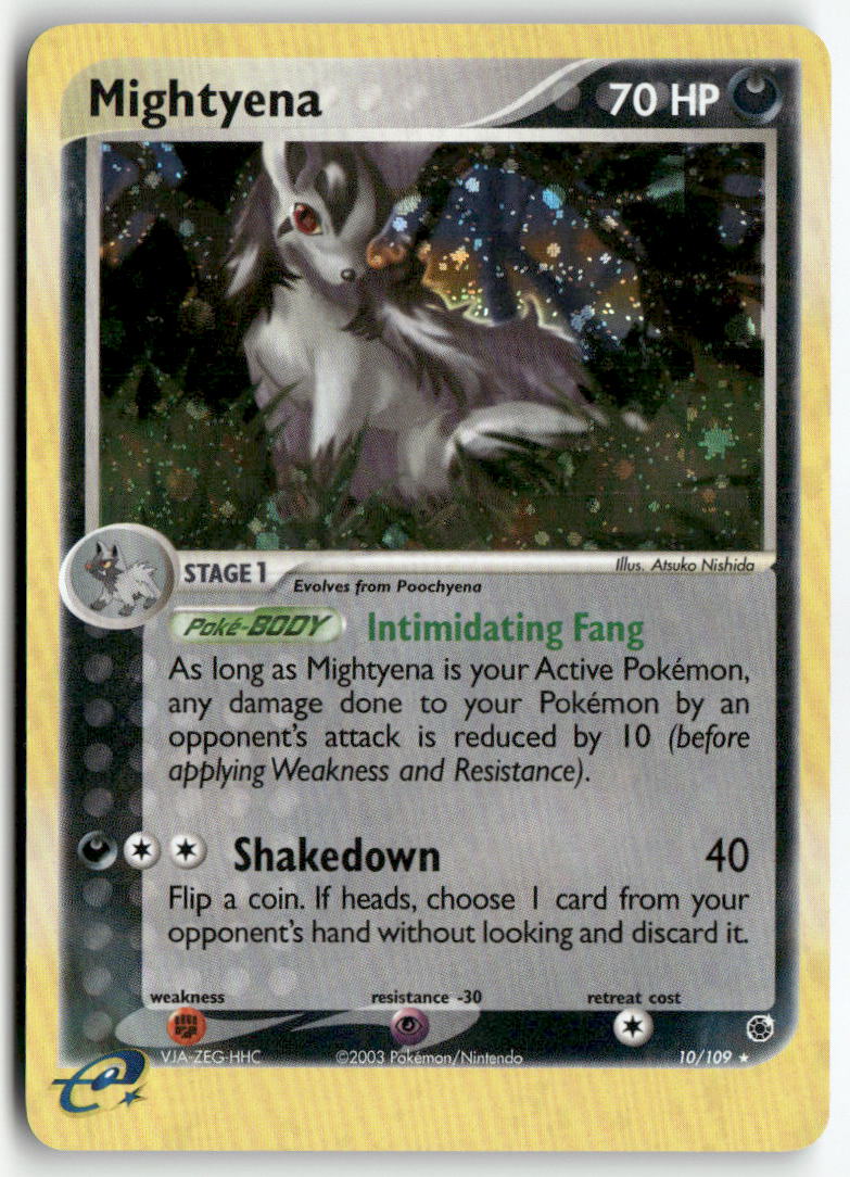 2003 EX : Ruby & Sapphire - Mightyena Holo