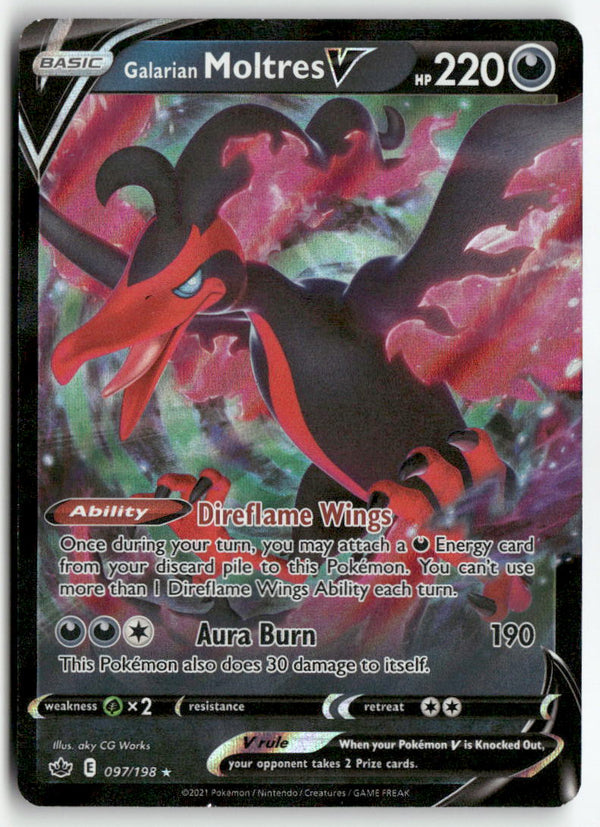 2021 Chilling Reign - Galarian Moltres V