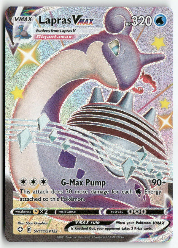 2021 Shining Fates - Lapras VMAX