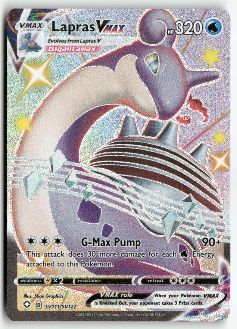 2021 Shining Fates - Lapras VMAX