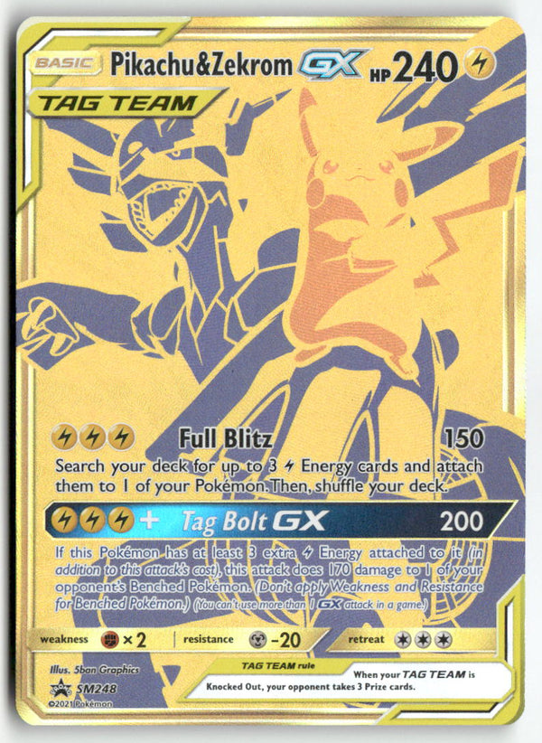 2021 Sun & Moon Promo - Pikachu & Zekrom GX