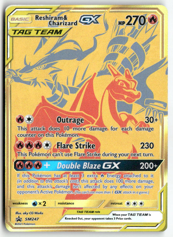 2021 Sun & Moon Promo - Reshiram & Charizard GX