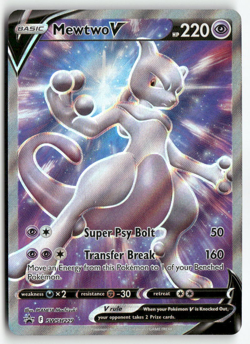 2022 Sword & Shield Promo - Mewtwo V