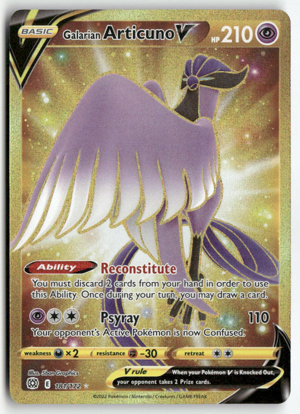 2022 Brilliant Stars - Galarian Articuno V