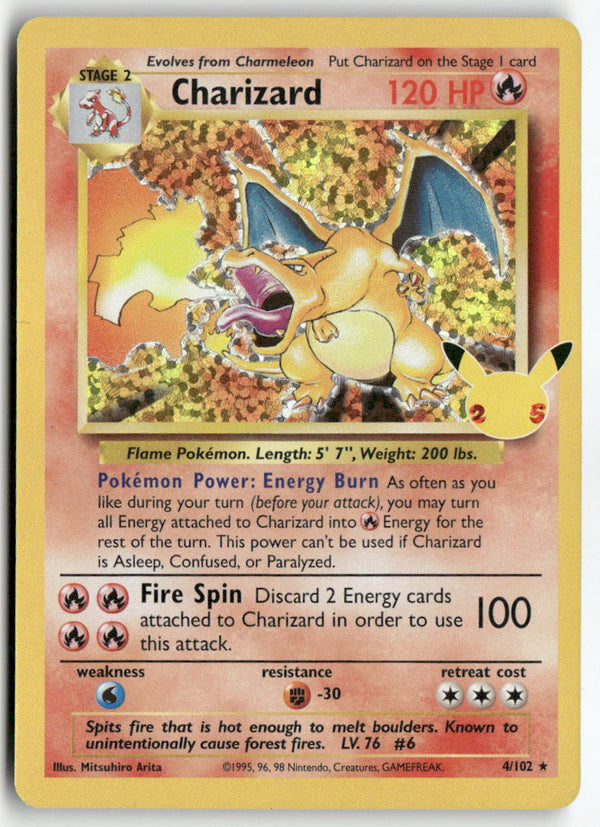 2021 Celebrations - Charizard Holo