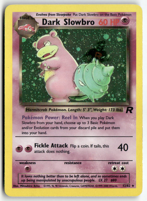 2000 Team Rocket -  Dark Slowbro Holo