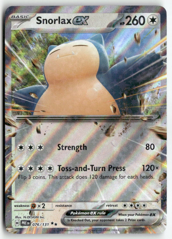 2025 Prismatic Evolutions - Snorlax ex