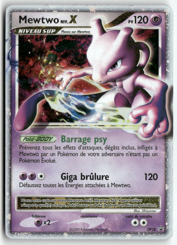 2009 Diamant & Perle Promo - Mewtwo Niv.X Holo
