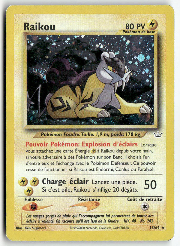 2002 Neo Revelation - Raikou Holo