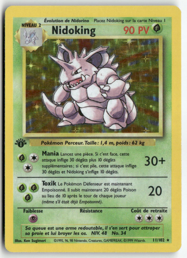 1999 Set de Base Ed.1 - Nidoking Holo