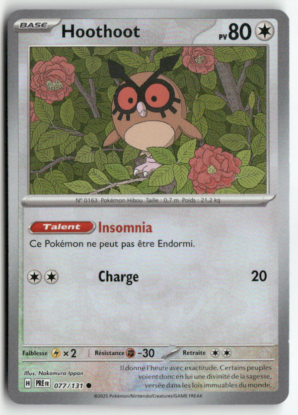 2025 Evolutions Prismatiques - Hoothoot Rev. Masterball