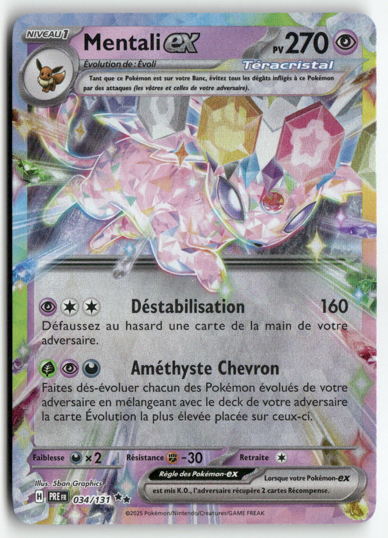 2025 Evolutions Prismatiques - Mentali ex