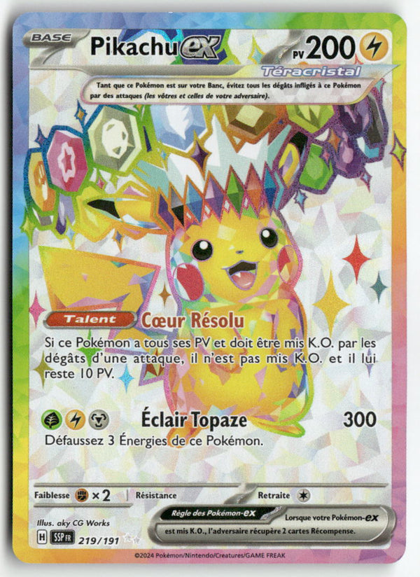 2024 Etincelles Déférlantes - Pikachu ex