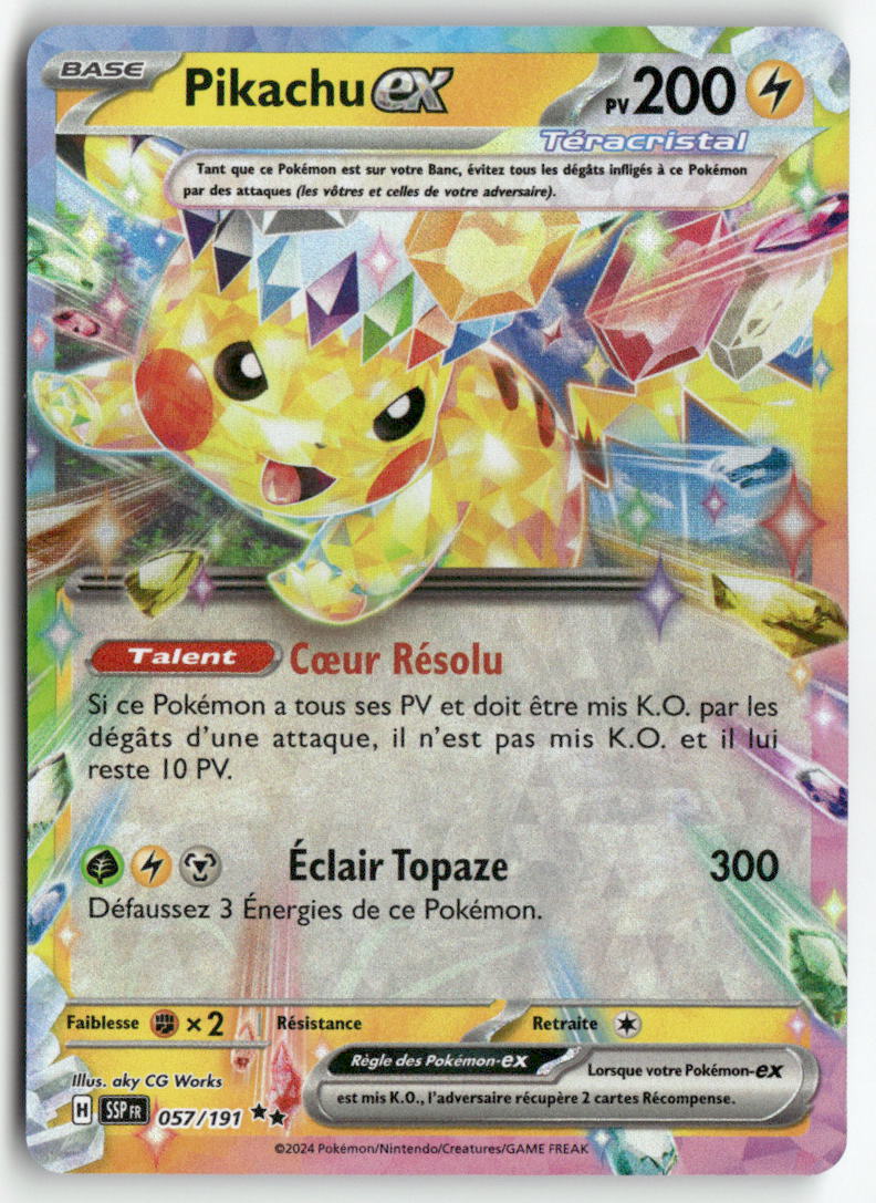 2024 Etincelles Déférlantes - Pikachu ex