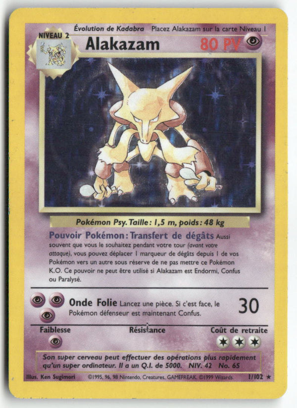 1999 Set de Base - Alakazam Holo