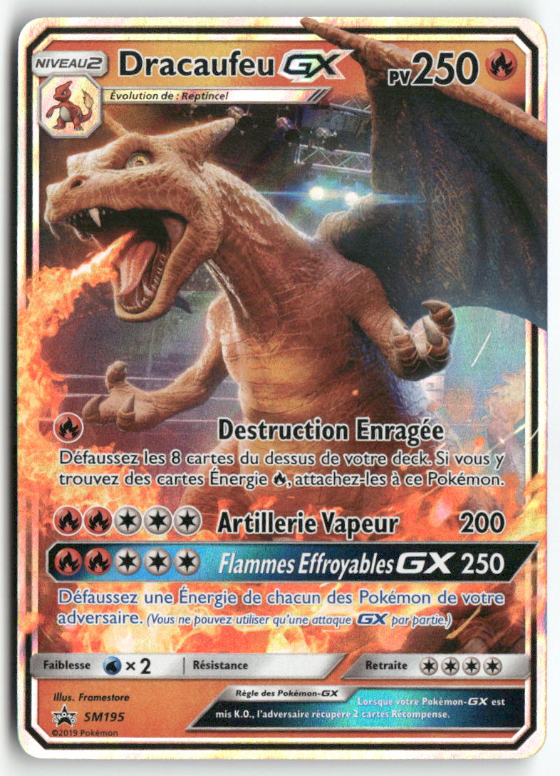 2019 Soleil & Lune Promo - Dracaufeu GX