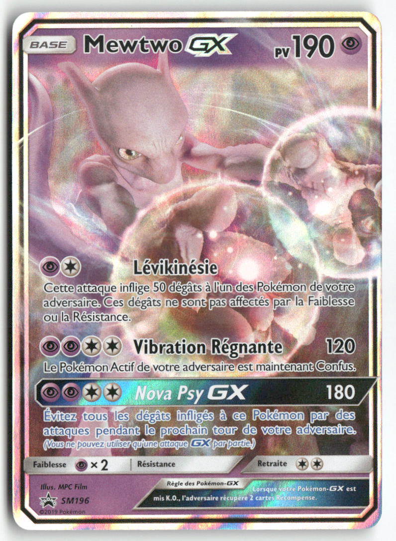 2019 Soleil & Lune Promo - Mewtwo GX