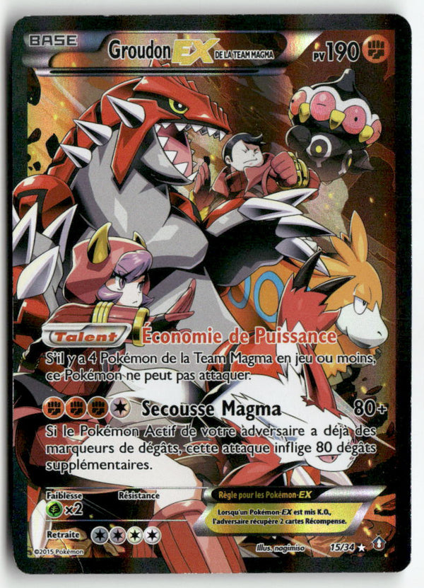 2015 Double Danger - Groudon EX de la Team Magma