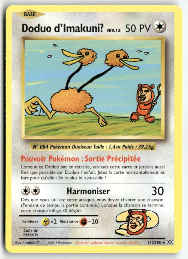 2016 Évolutions - Doduo d'Imakuni?