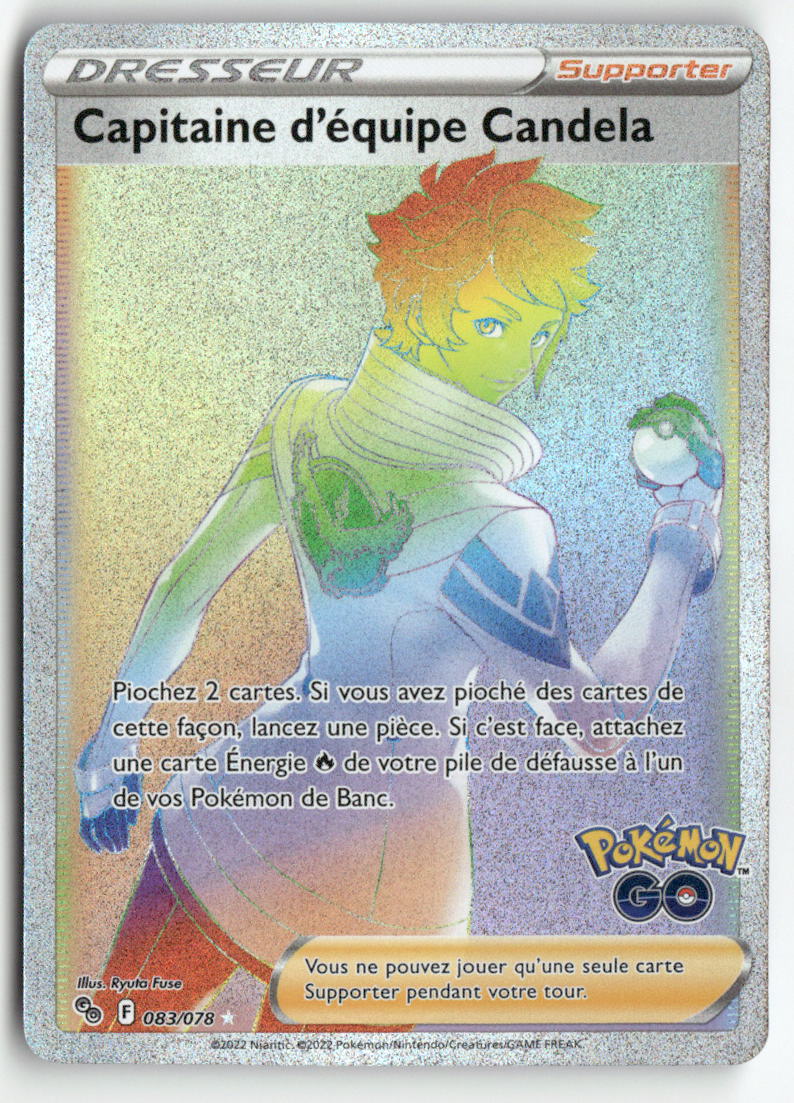 2022 Pokémon GO - Capitaine d'équipe Candela