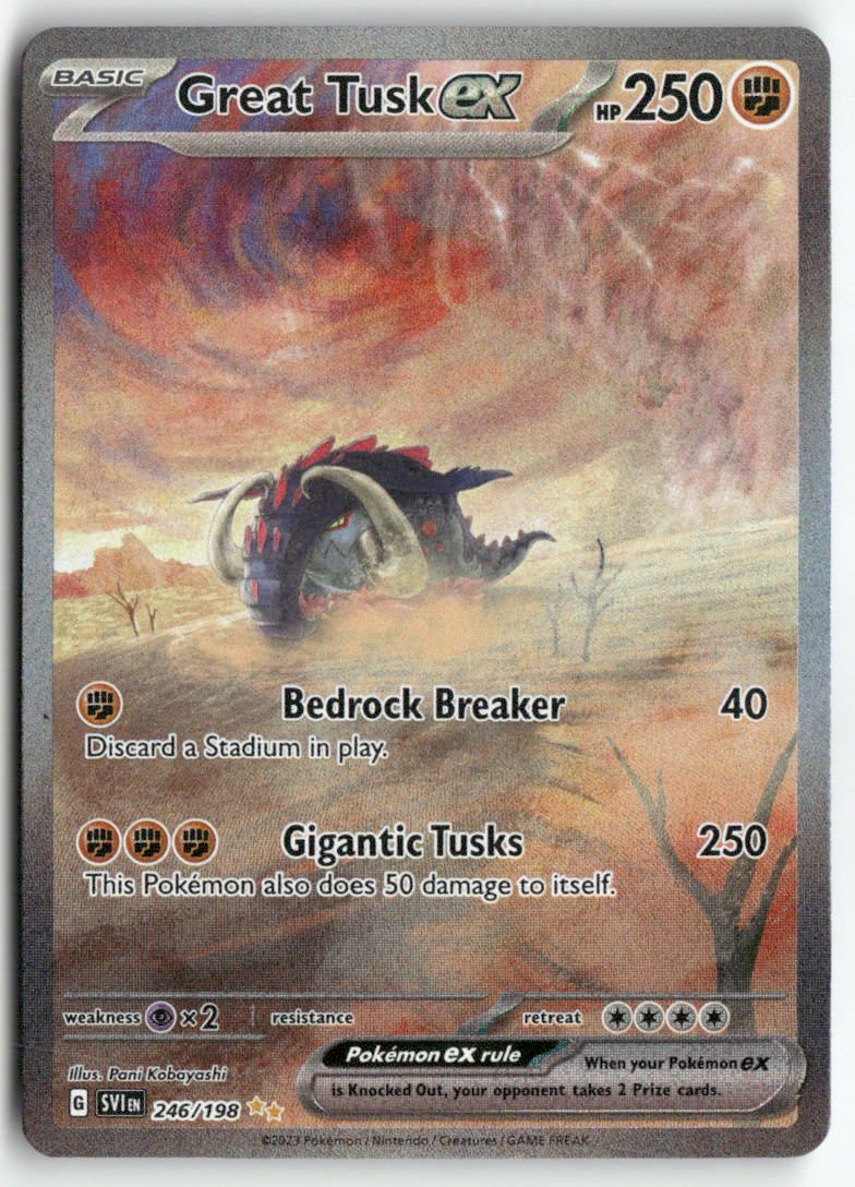 2023 Scarlet & Violet Base - Great Tusk ex