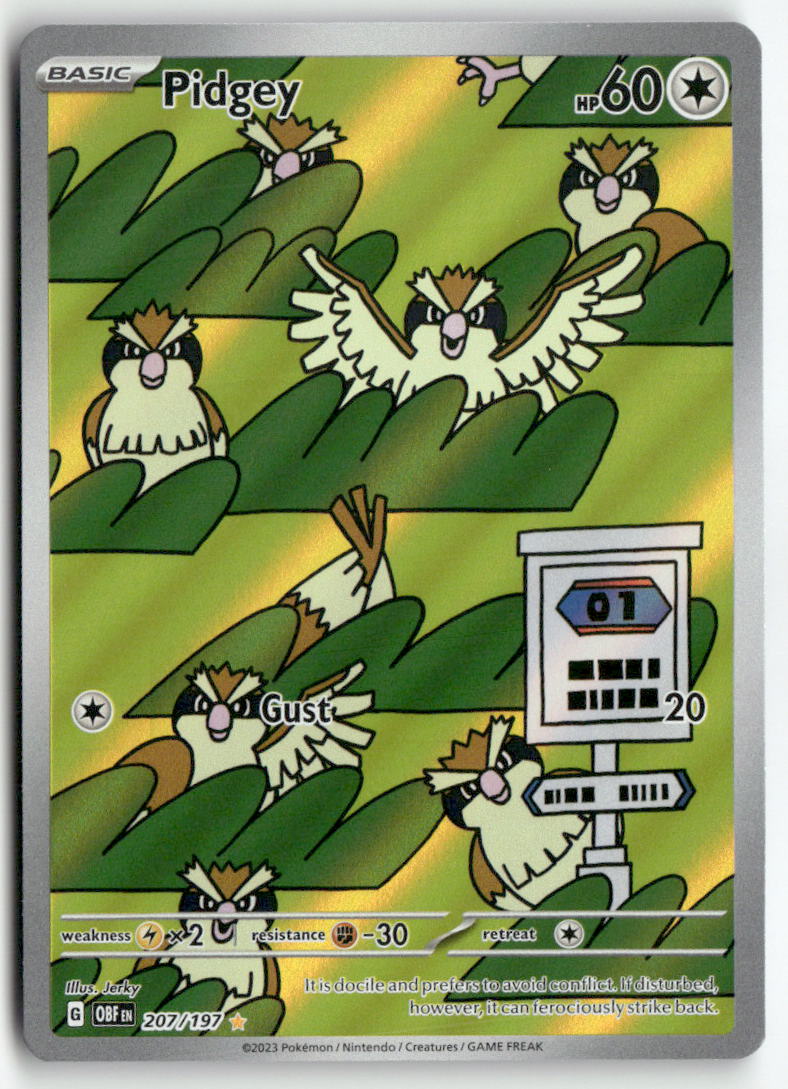 2023 Obsidian Flames - Pidgey