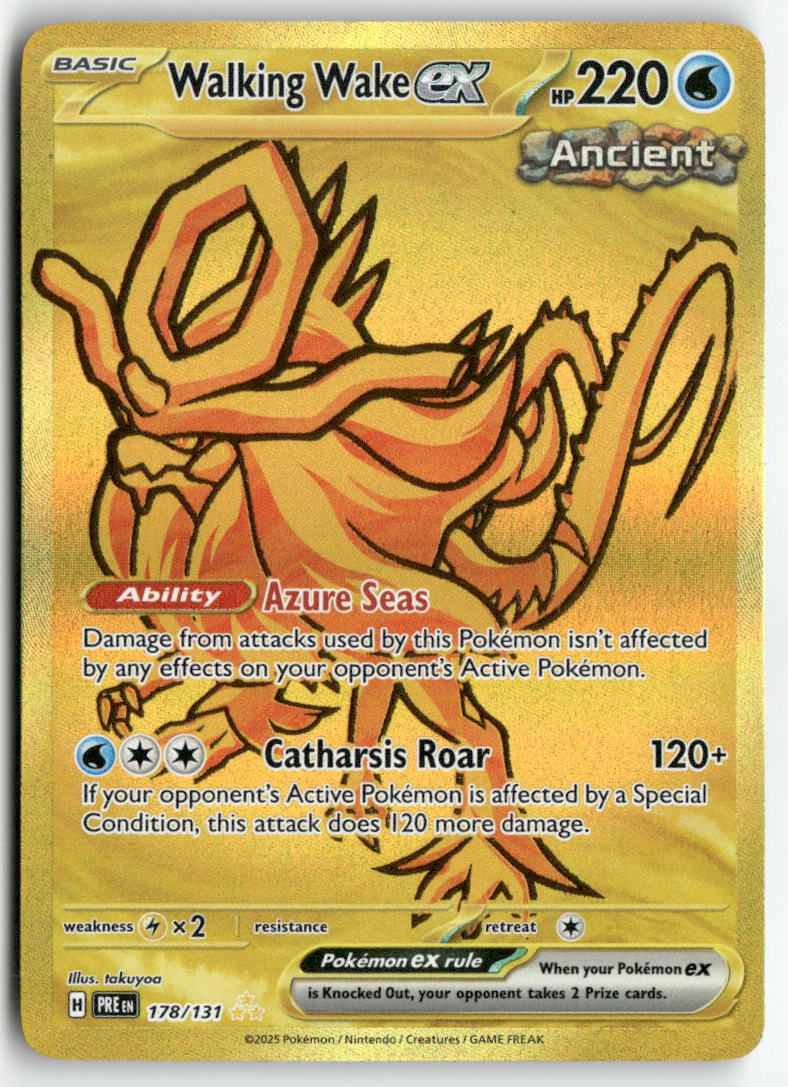 2025 Prismatic Evolutions - Walking Wake ex