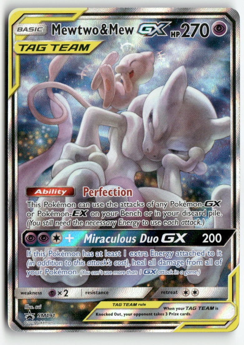 2019 Sun & Moon Promo - Mewtwo & Mew GX