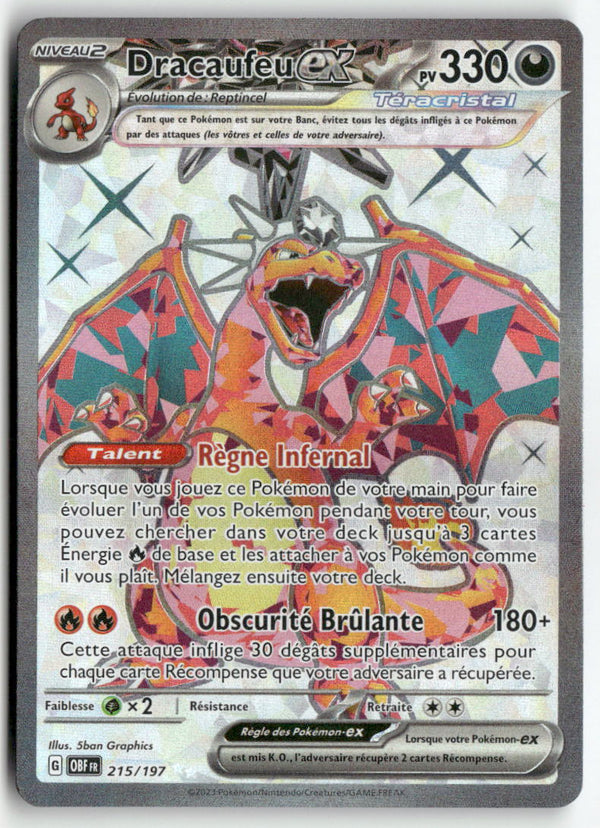 2023 Flammes Obsidiennes - Dracaufeu ex