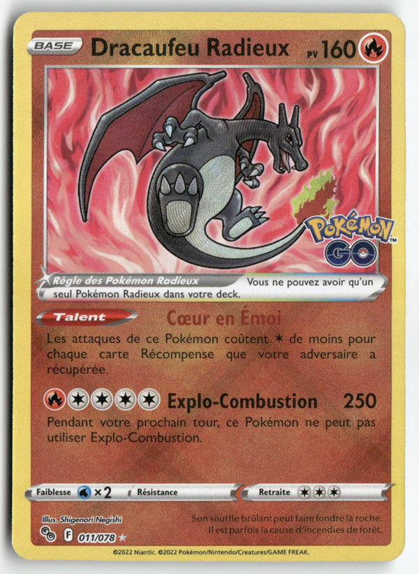 2022 Pokémon GO - Dracaufeu Radieux