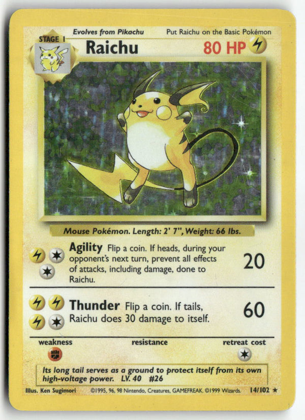 1999 Base Set - Raichu Holo