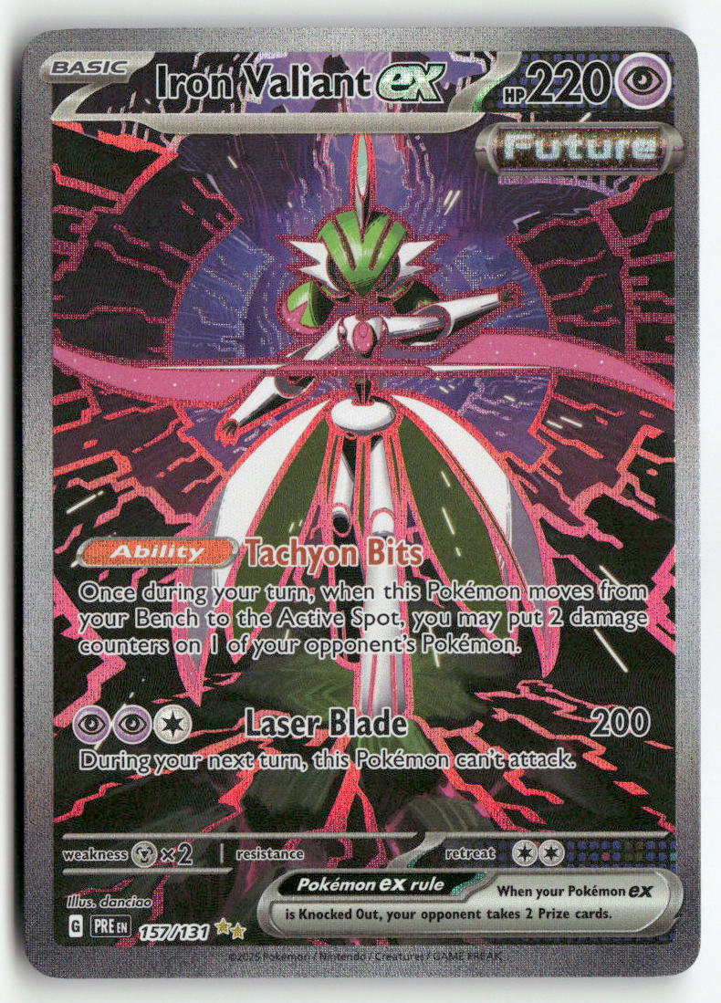 2025 Prismatic Evolutions - Iron Valiant ex