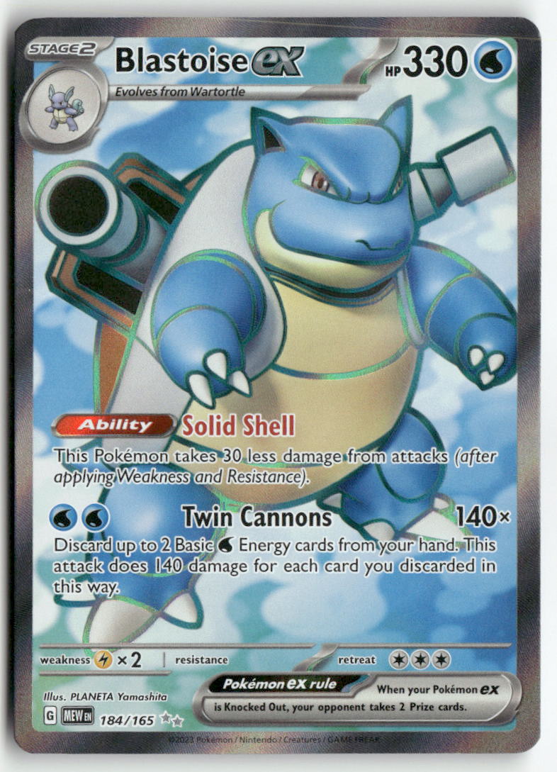 2023 Pokémon 151 - Blastoise ex