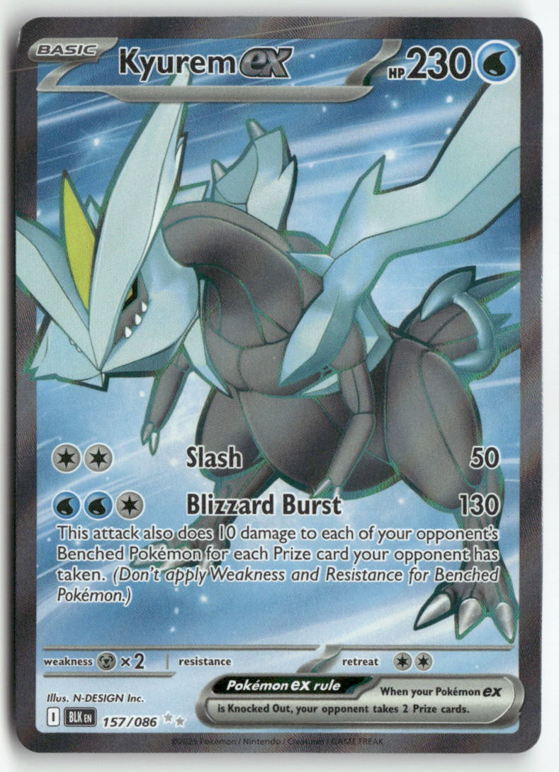 2025 Black Bolt - Kyurem ex