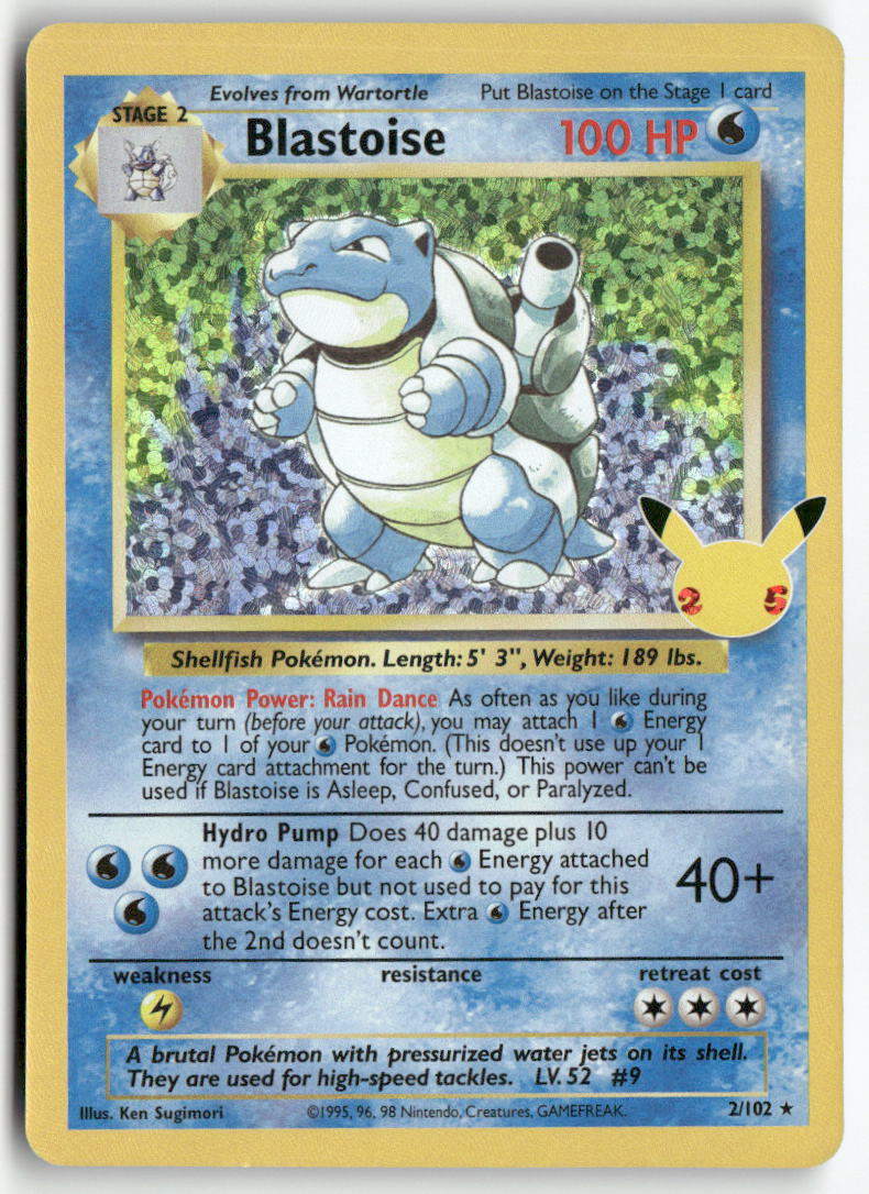 2021 Celebrations - Blastoise Holo