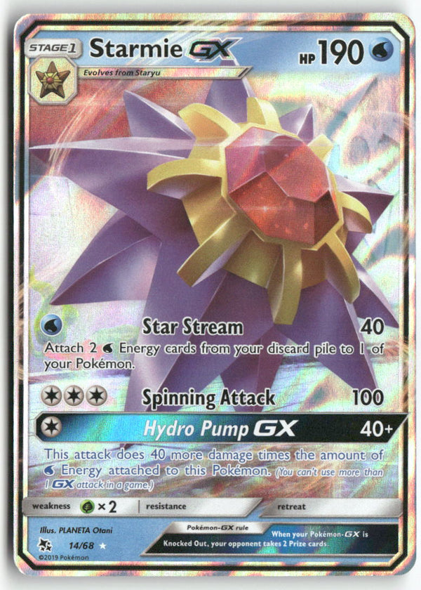 2019 Hidden Fates - Starmie GX