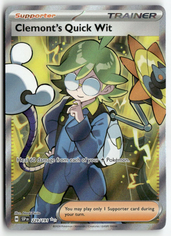 2024 Surging Sparks - Clemont's Quick Wit