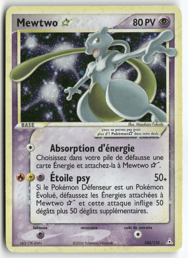 2006 Forces Cachées - Mewtwo Gold Star