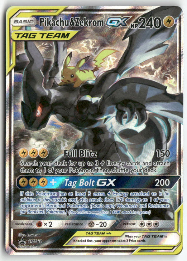 2019 Sun & Moon Promo - Pikachu & Zekrom GX