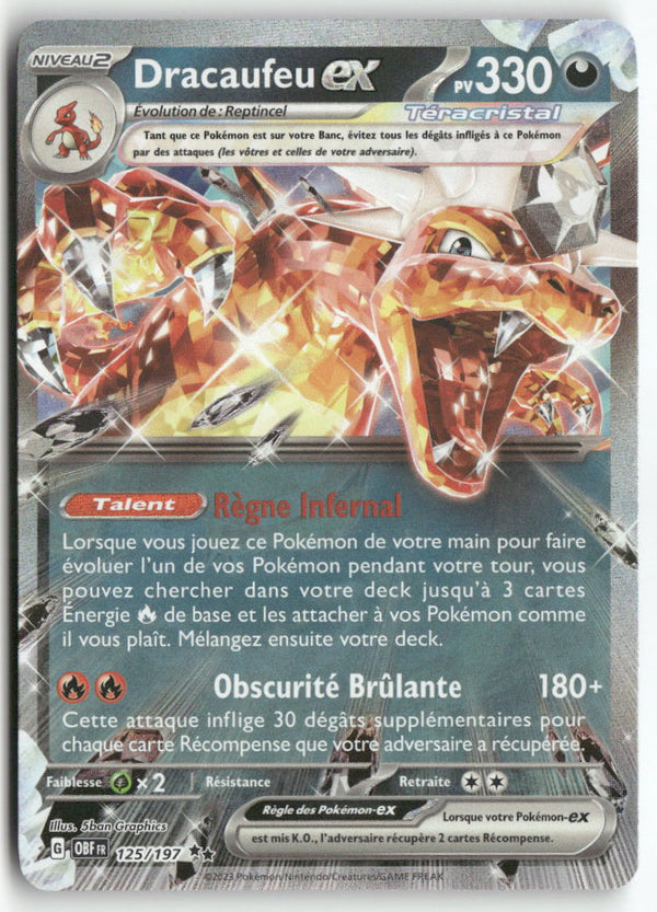 2023 Flammes Obsidiennes - Dracaufeu ex