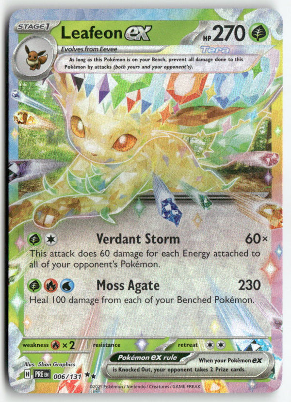 2025 Prismatic Evolutions - Leafeon ex