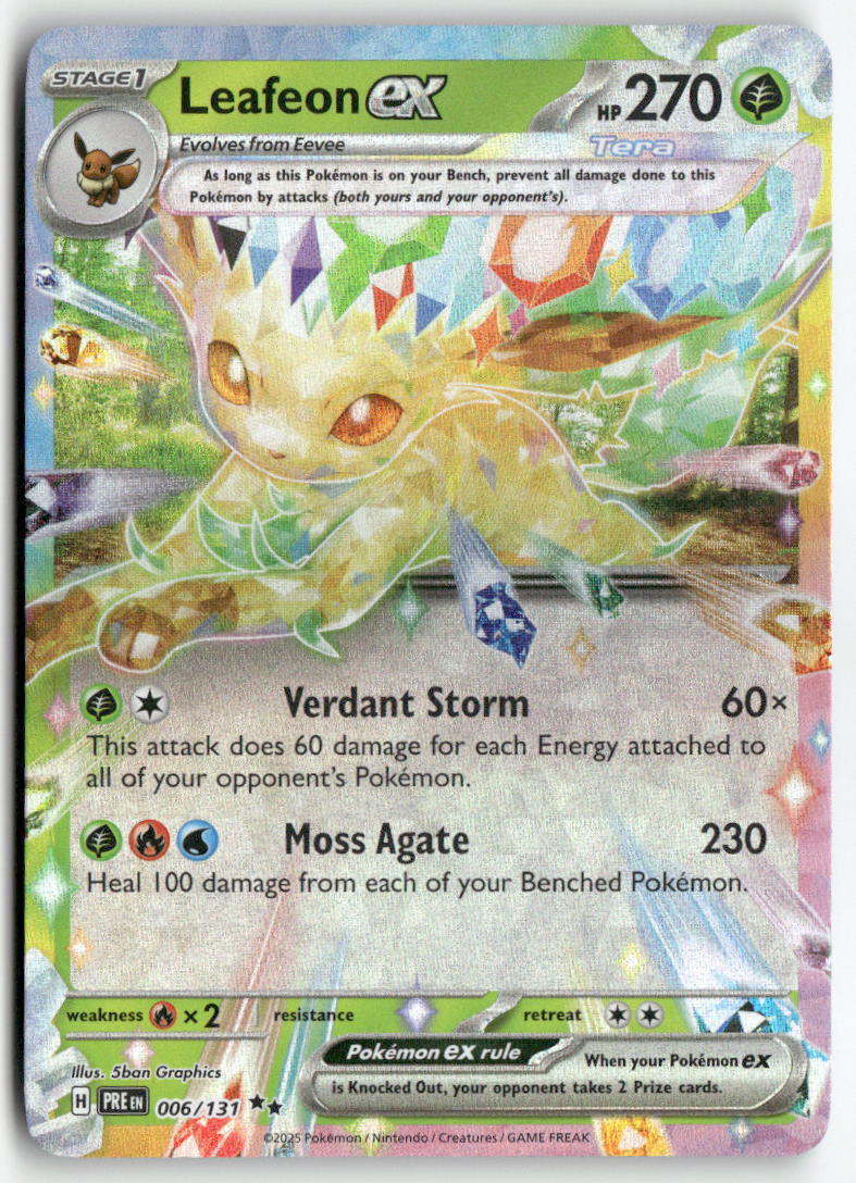 2025 Prismatic Evolutions - Leafeon ex