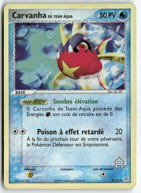 2005 EX : Team Magma VS Team Aqua - Carvanha de Team Aqua Rev.