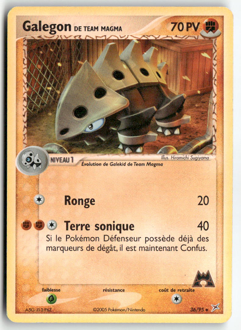 2005 EX : Team Magma VS Team Aqua - Galegon de Team Magma Rev.