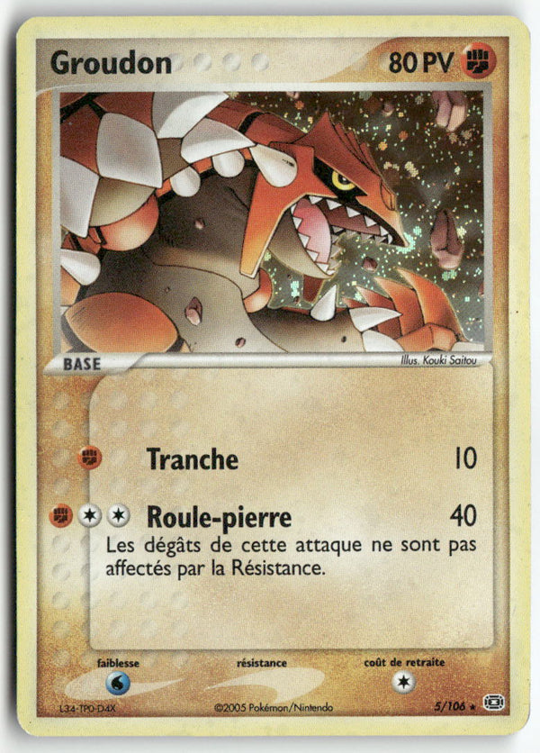 2005 Émeraude - Groudon