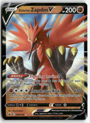 2021 Chilling Reign - Galarian Zapdos V