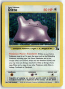 Pokémon - 1999 Fossil - Ditto Holo