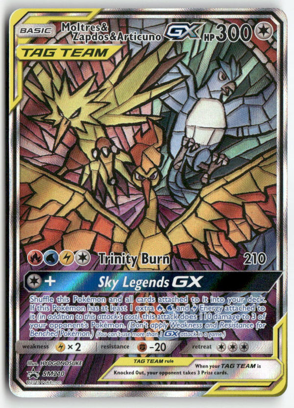 2019 Sun & Moon Promo - Moltres & Zapdos & Articuno GX