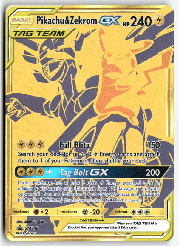 2021 Sun & Moon Promo - Pikachu & Zekrom GX